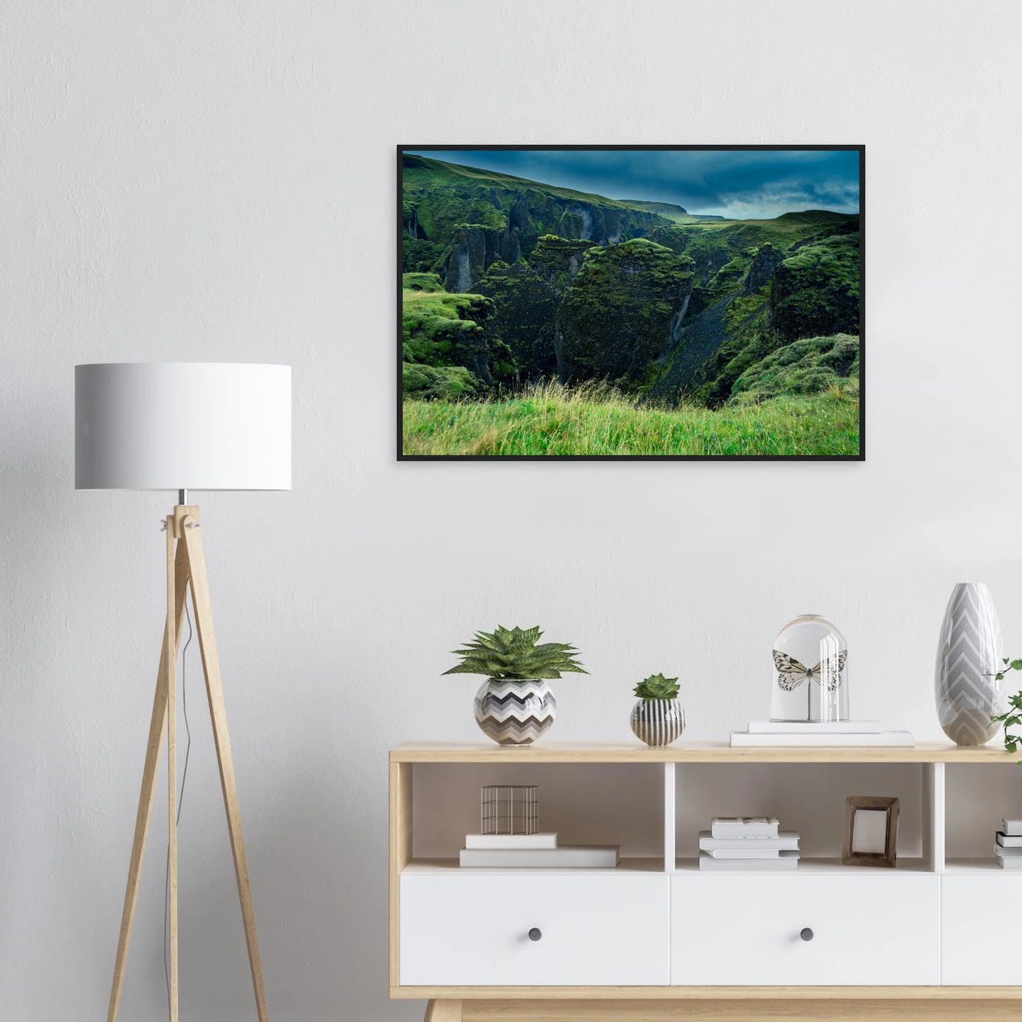 "Mossy Monoliths" Icelandic Wall Art