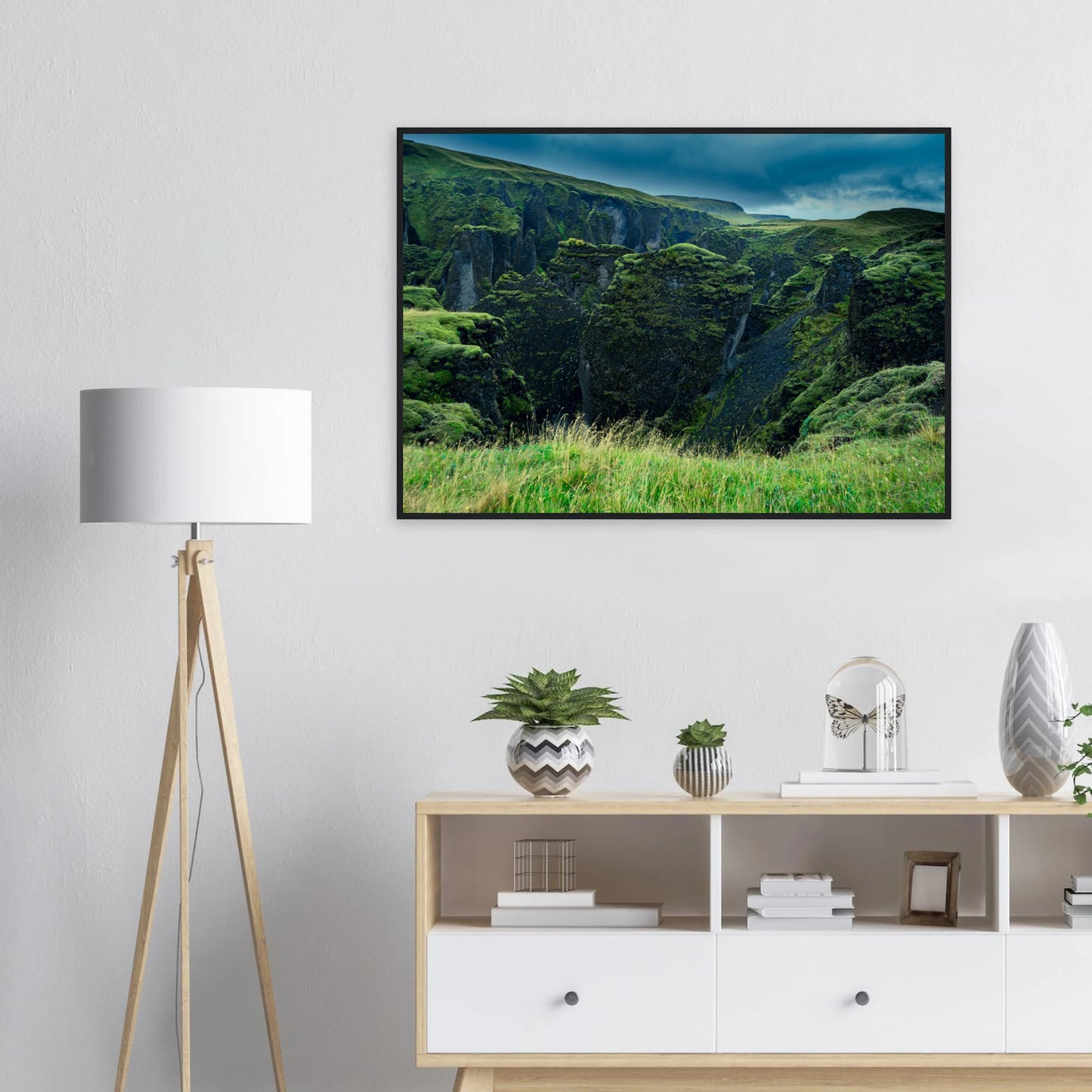 "Mossy Monoliths" Icelandic Wall Art