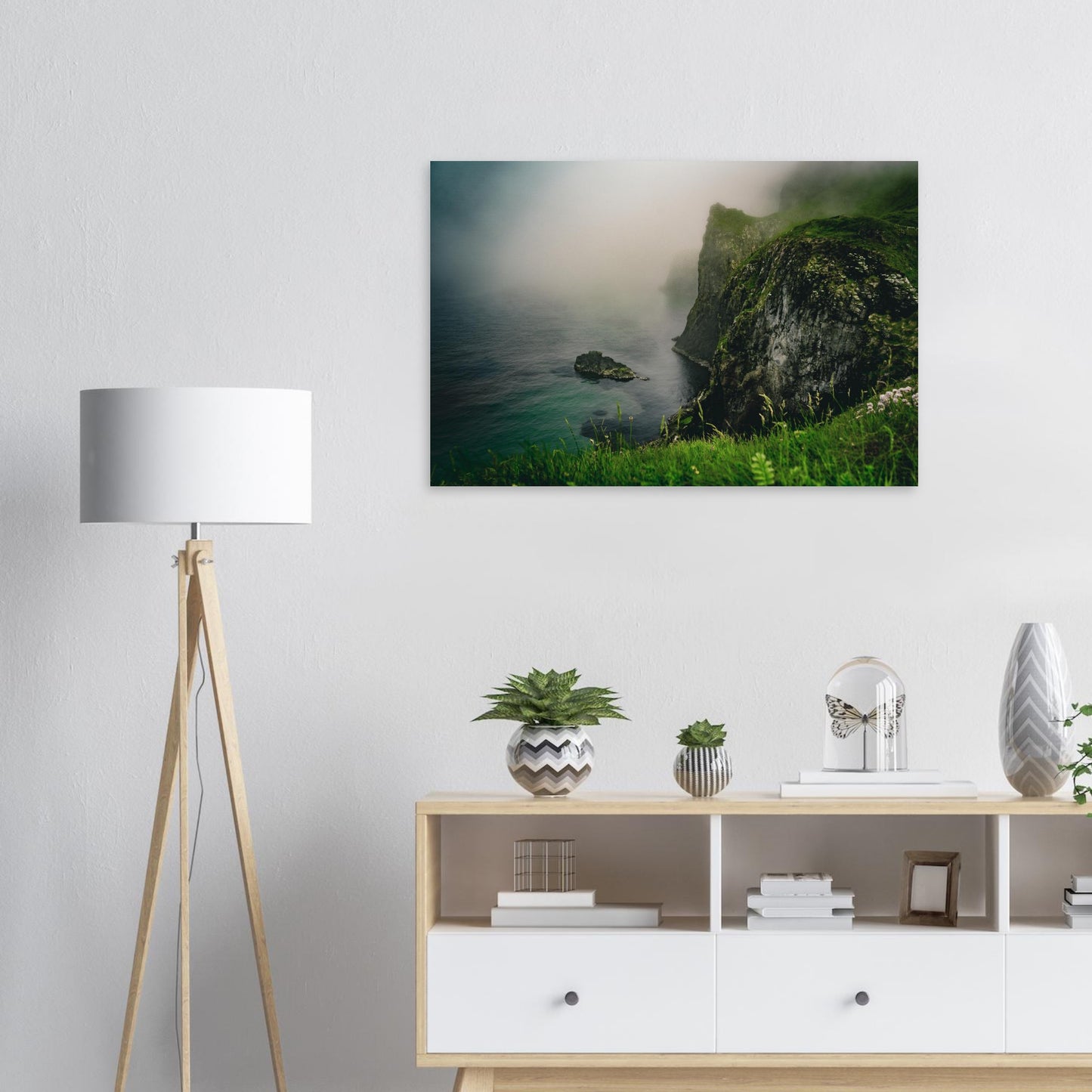 Foggy Cliffs-Gage Prints
