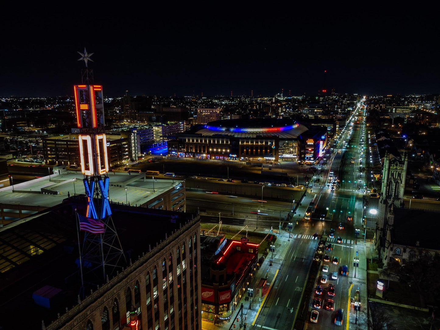 LCA at Night-Gage Prints