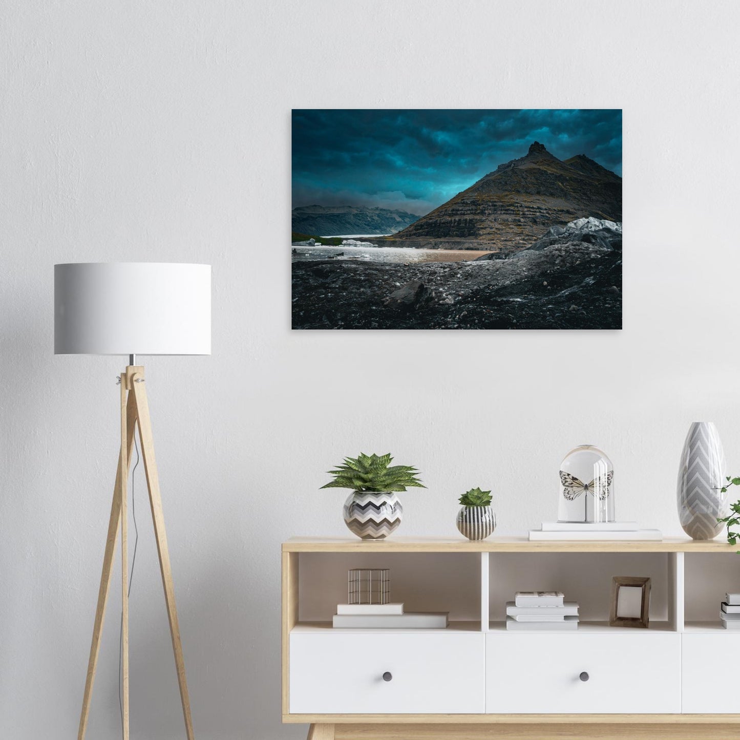 Volcanic Glacier-Gage Prints