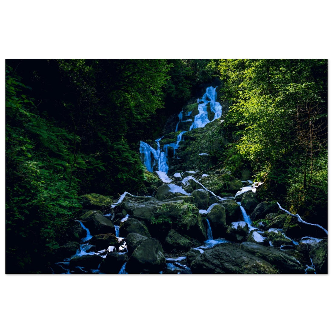 Forest Waterfall Sounds – Relaxing Nature Ambience for Deep Sleep & Focus (Real Footage)