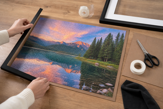 How to Frame a Completed Jigsaw Puzzle (Step-by-Step)