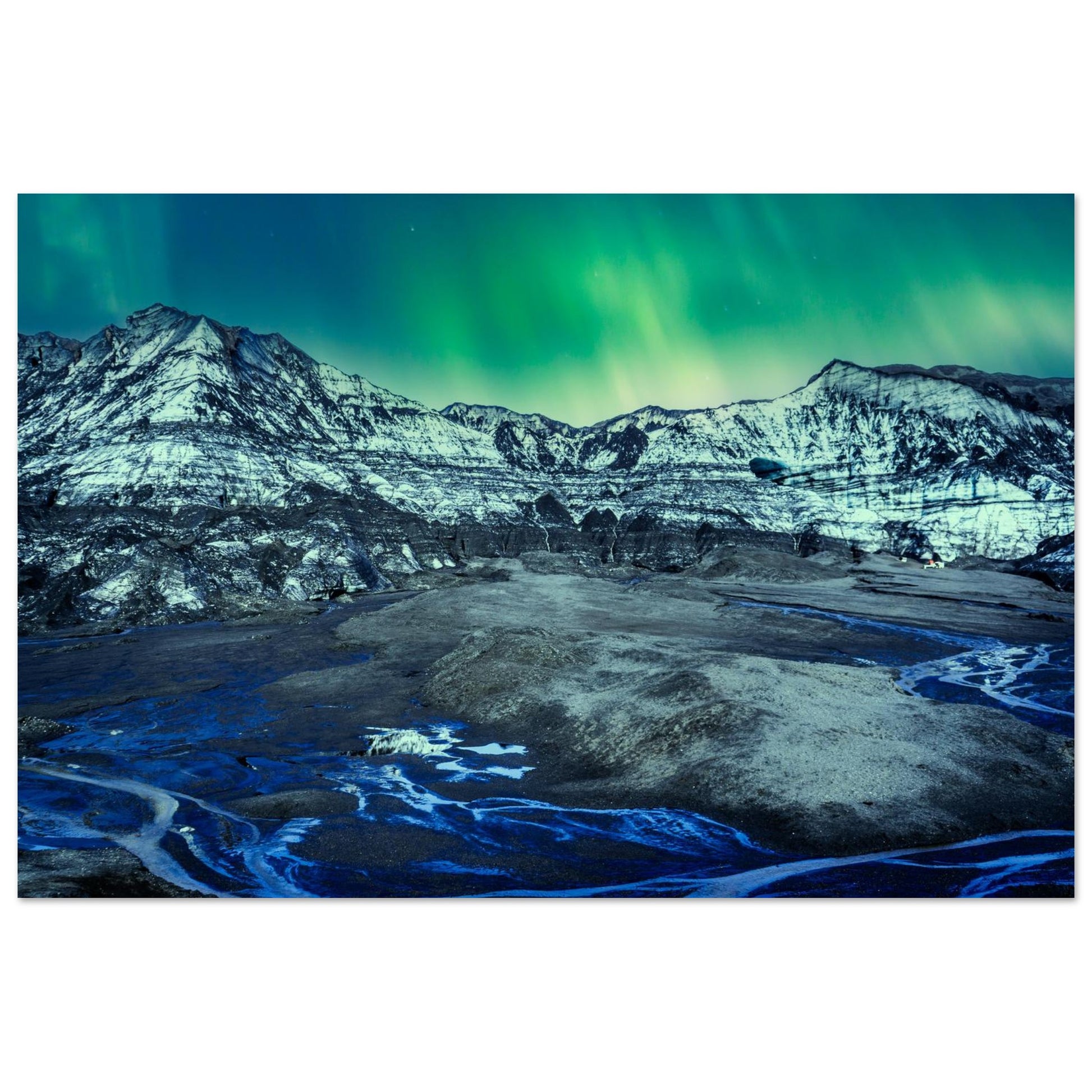Aurora Northern Lights & Glacier-Gage Prints
