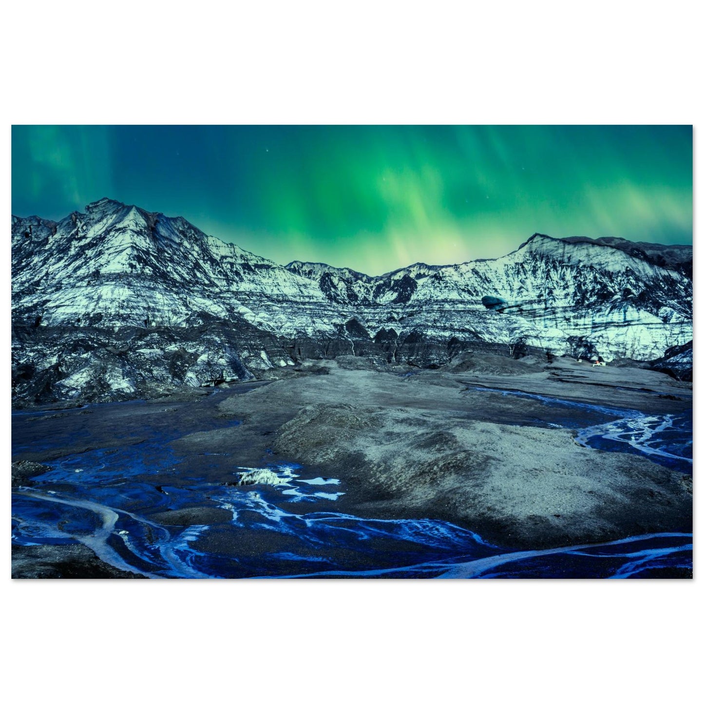 Aurora Northern Lights & Glacier-Gage Prints