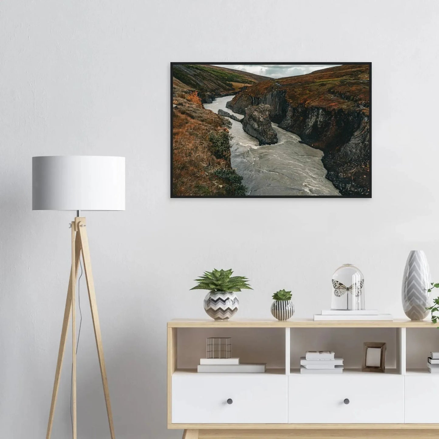 Basalt Columns River-Gage Prints