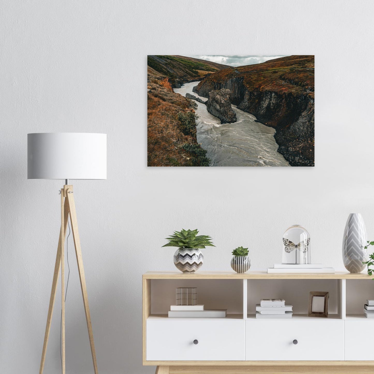 Basalt Columns River-Gage Prints