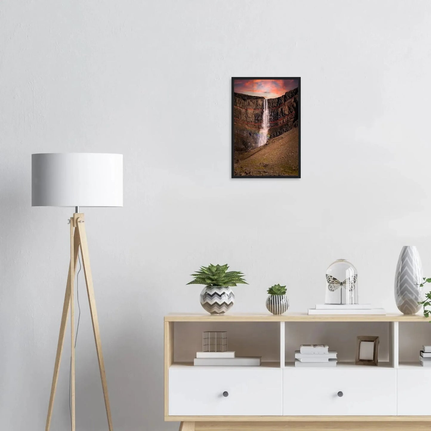 Celestial Sunset Waterfall-Gage Prints