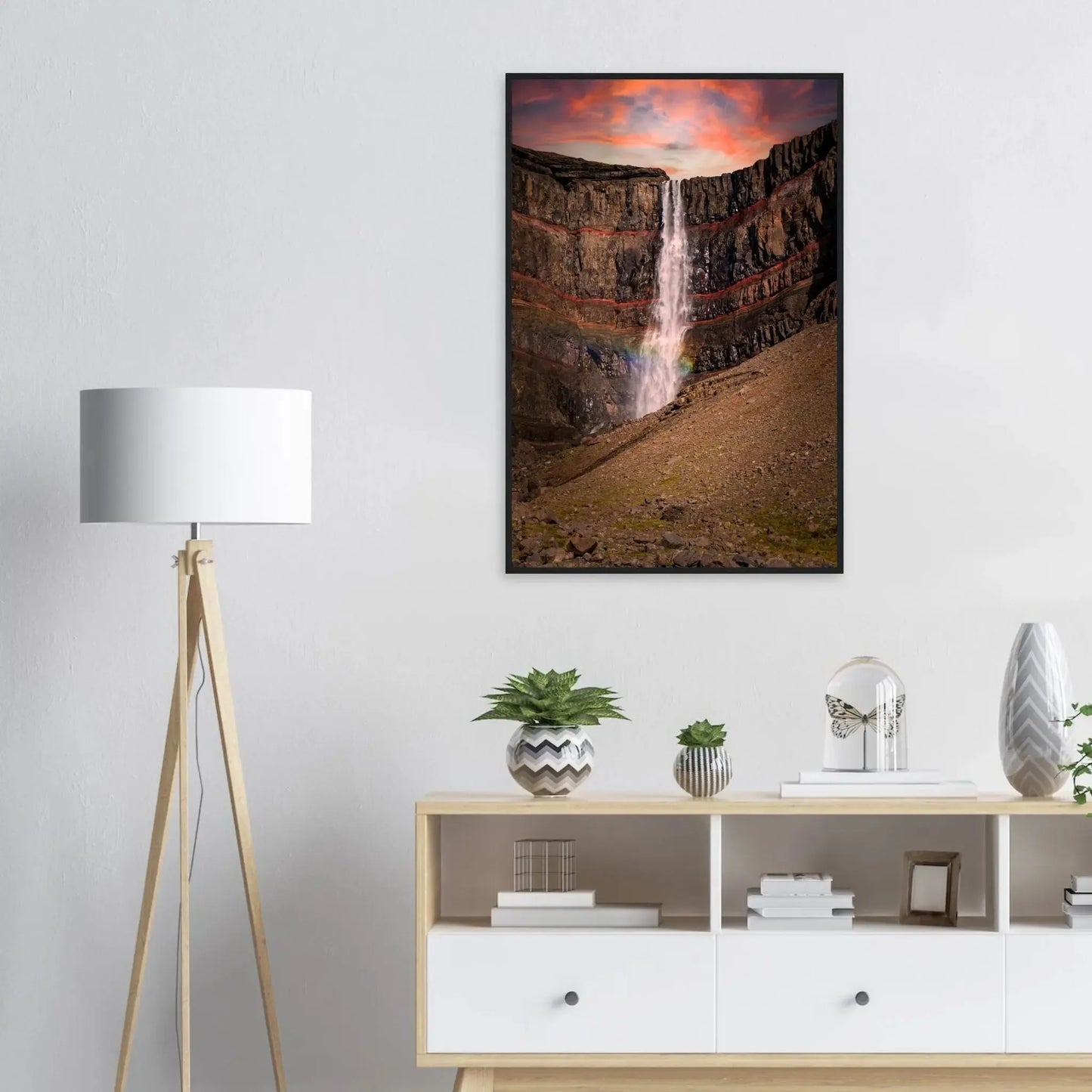 Celestial Sunset Waterfall-Gage Prints