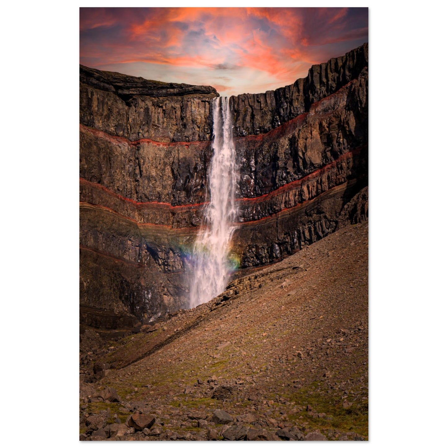 Celestial Sunset Waterfall-Gage Prints