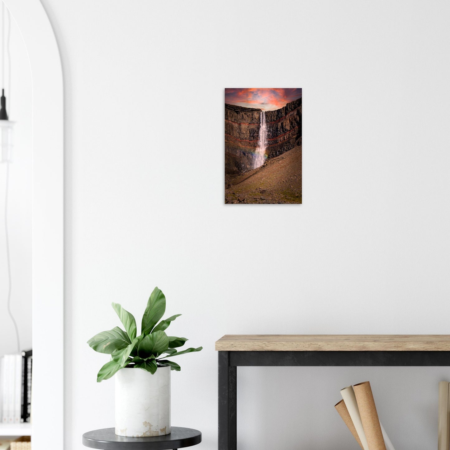 Celestial Sunset Waterfall-Gage Prints