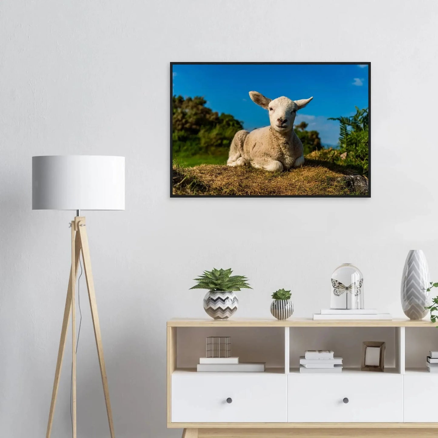 Charming Baby Lamb-Gage Prints