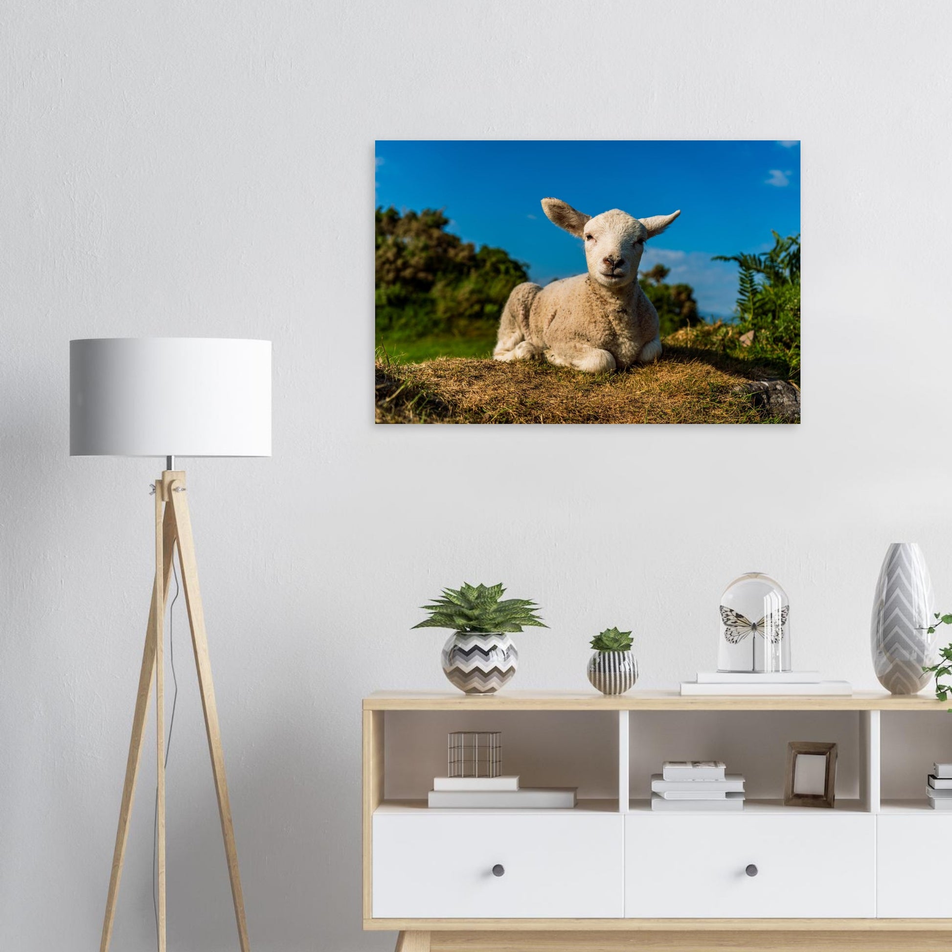 Charming Baby Lamb-Gage Prints