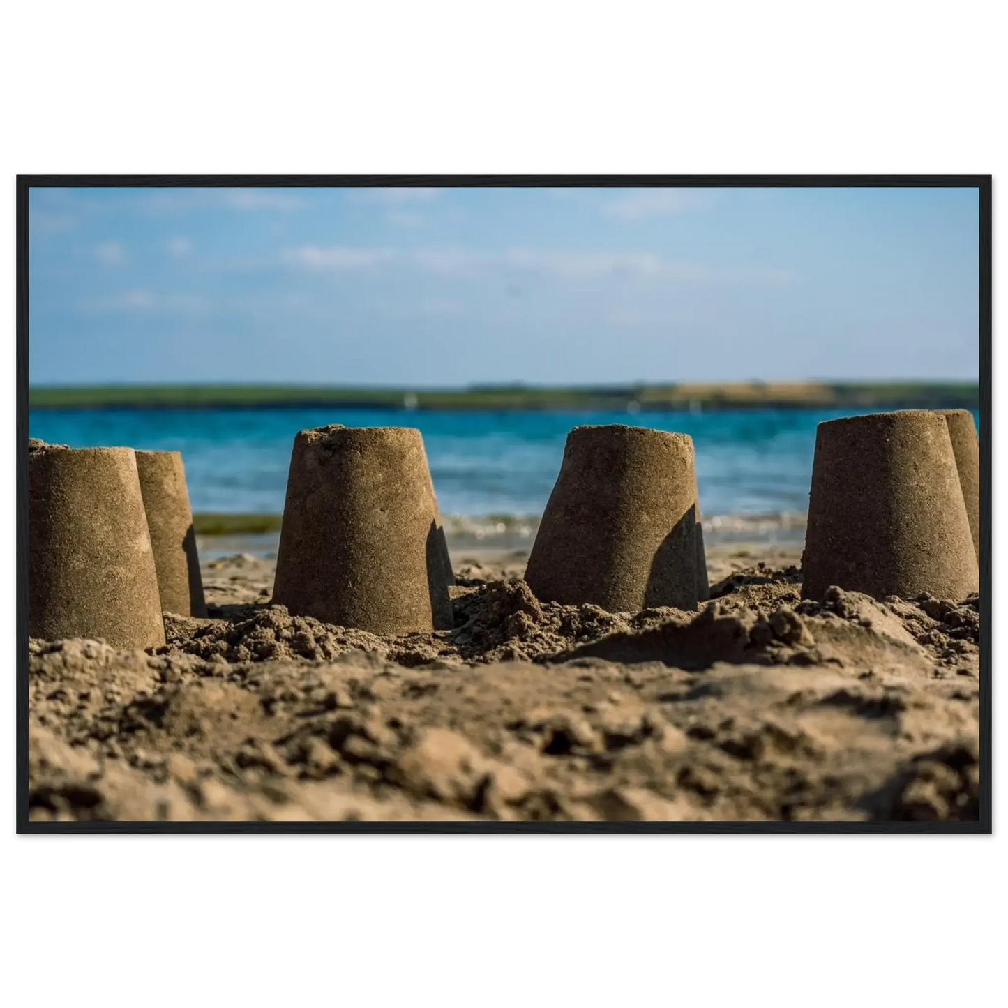 Coastal Sandcastles-Gage Prints