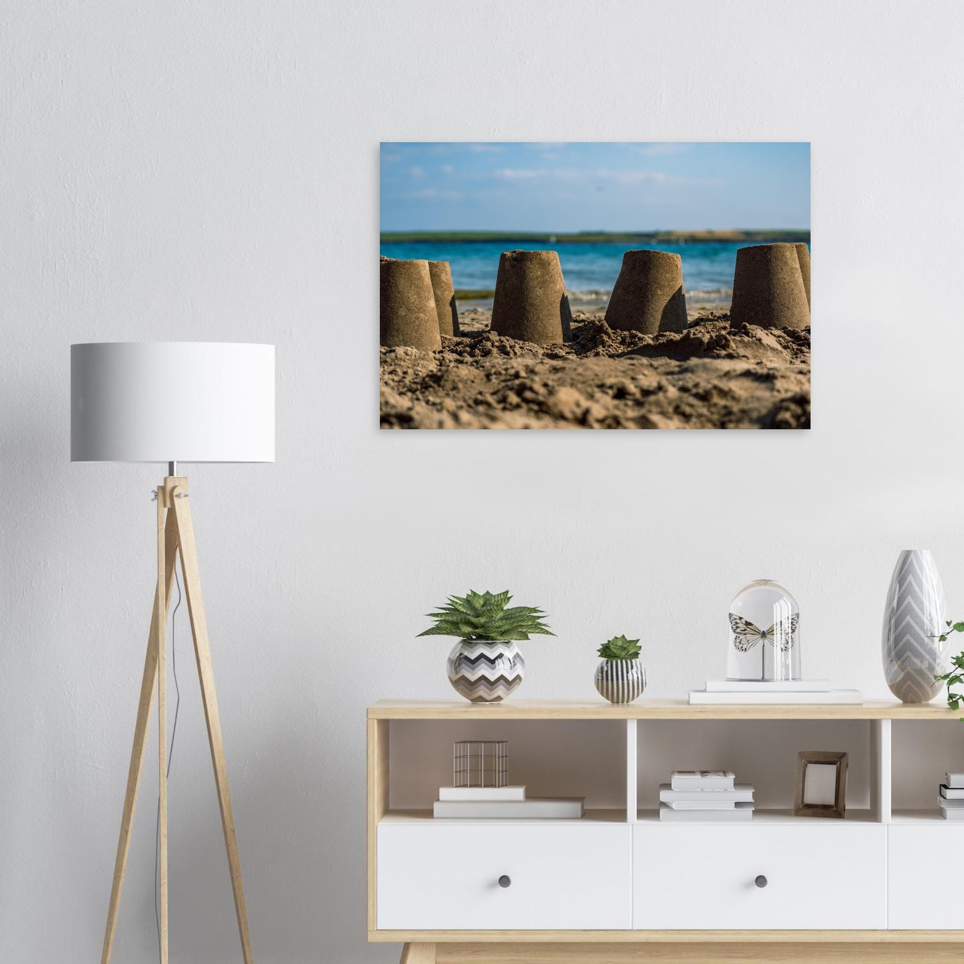 Coastal Sandcastles-Gage Prints