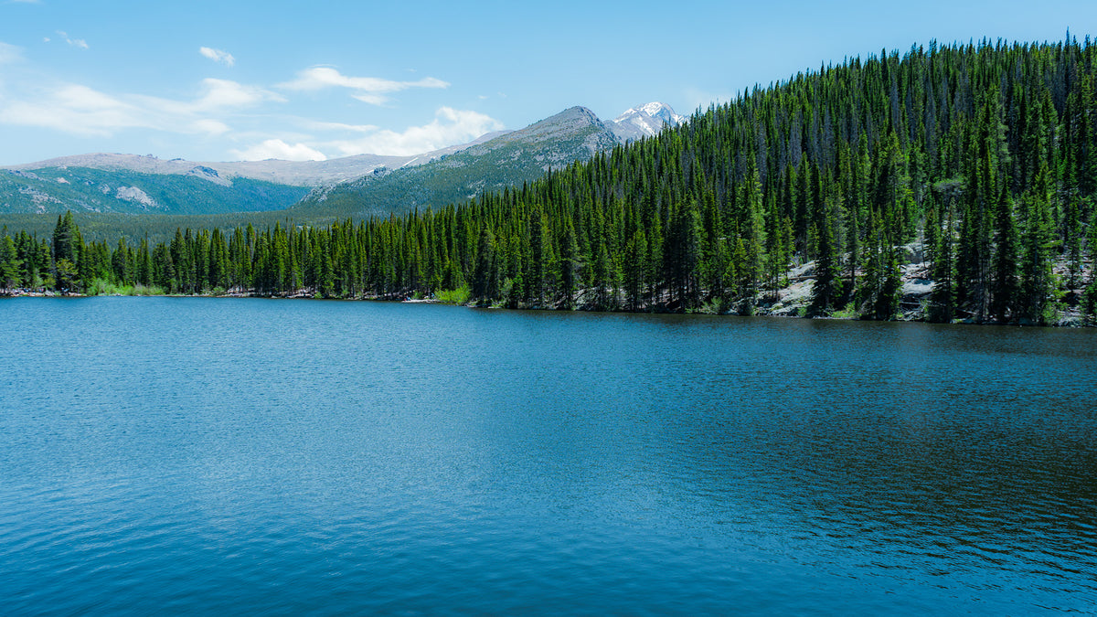 Vast Mountain Lake Poster Print
