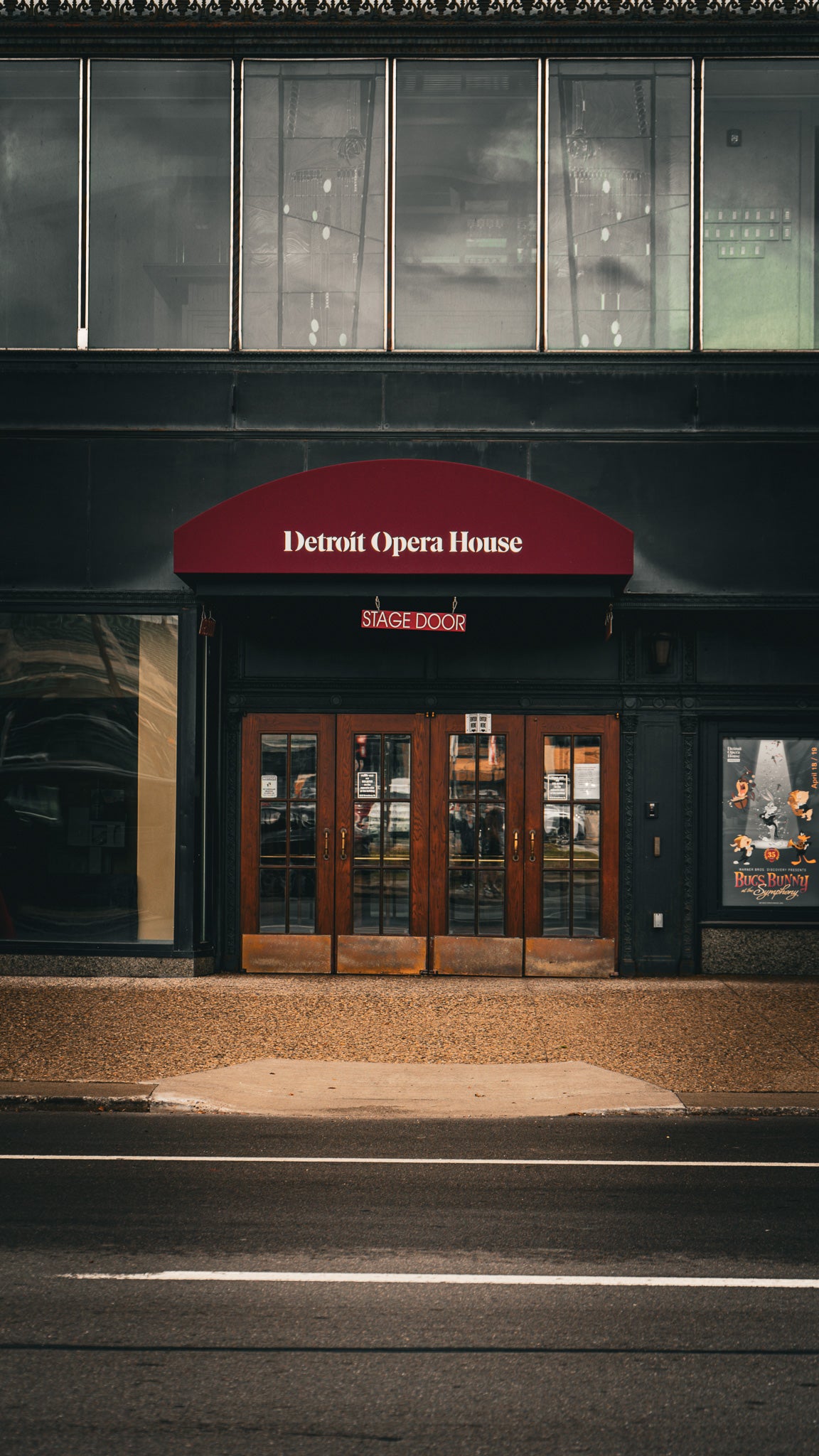 Detroit Opera House Stage Door Poster