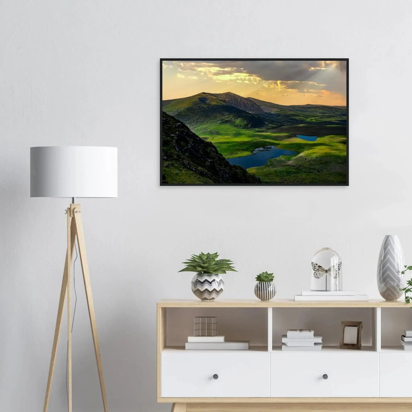 Dramatic Sunset Mountain Lake-Gage Prints