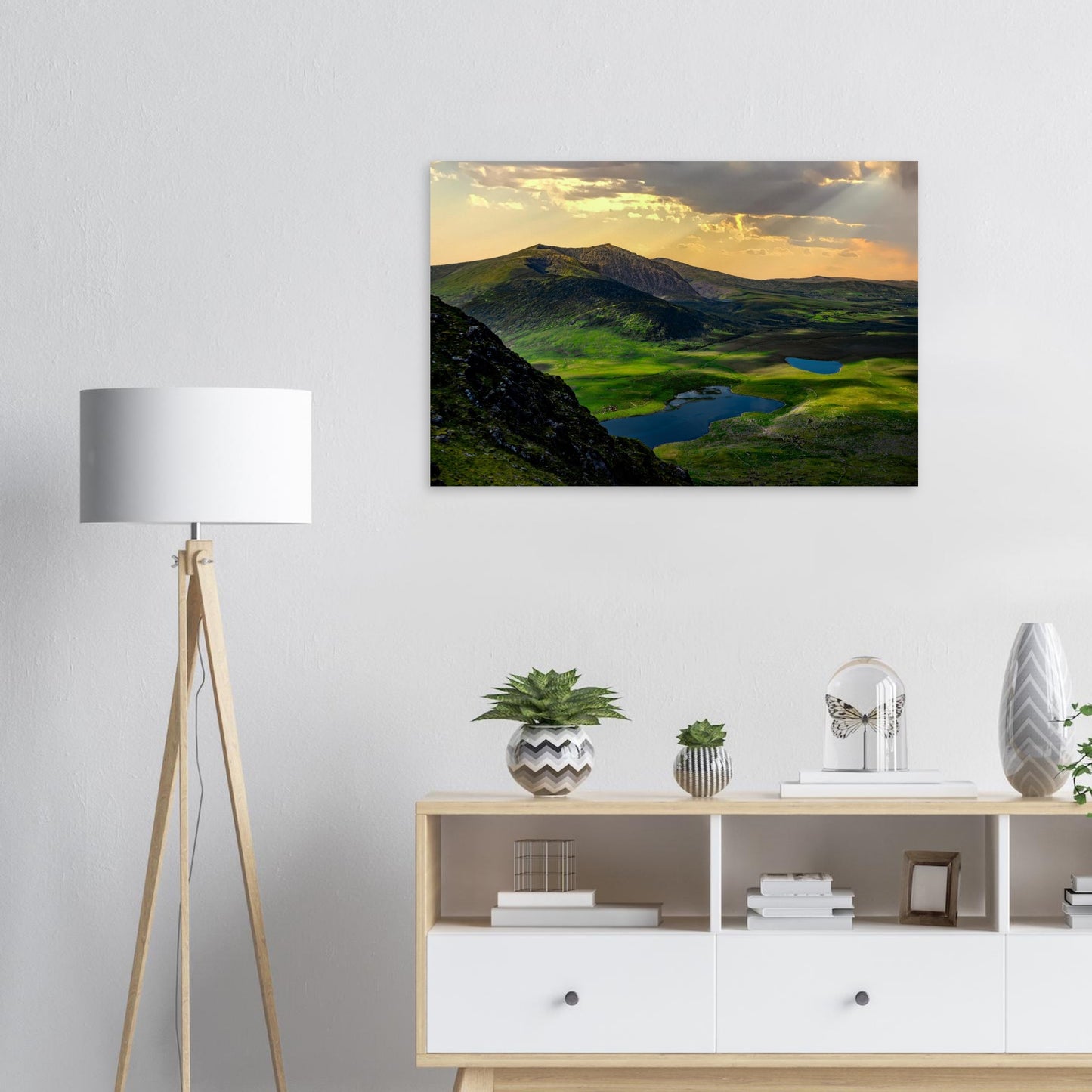 Dramatic Sunset Mountain Lake-Gage Prints