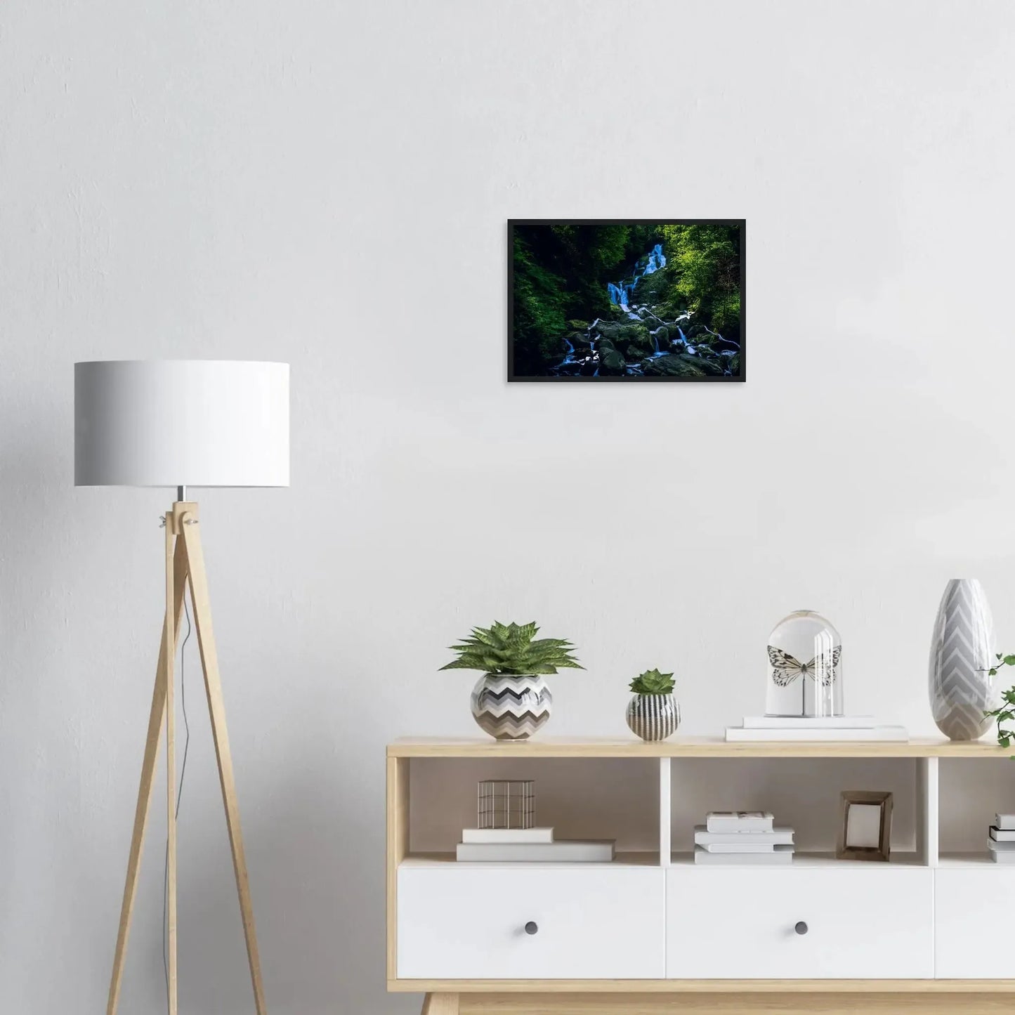 Enchanted Forest Waterfall (Horizontal)-Gage Prints