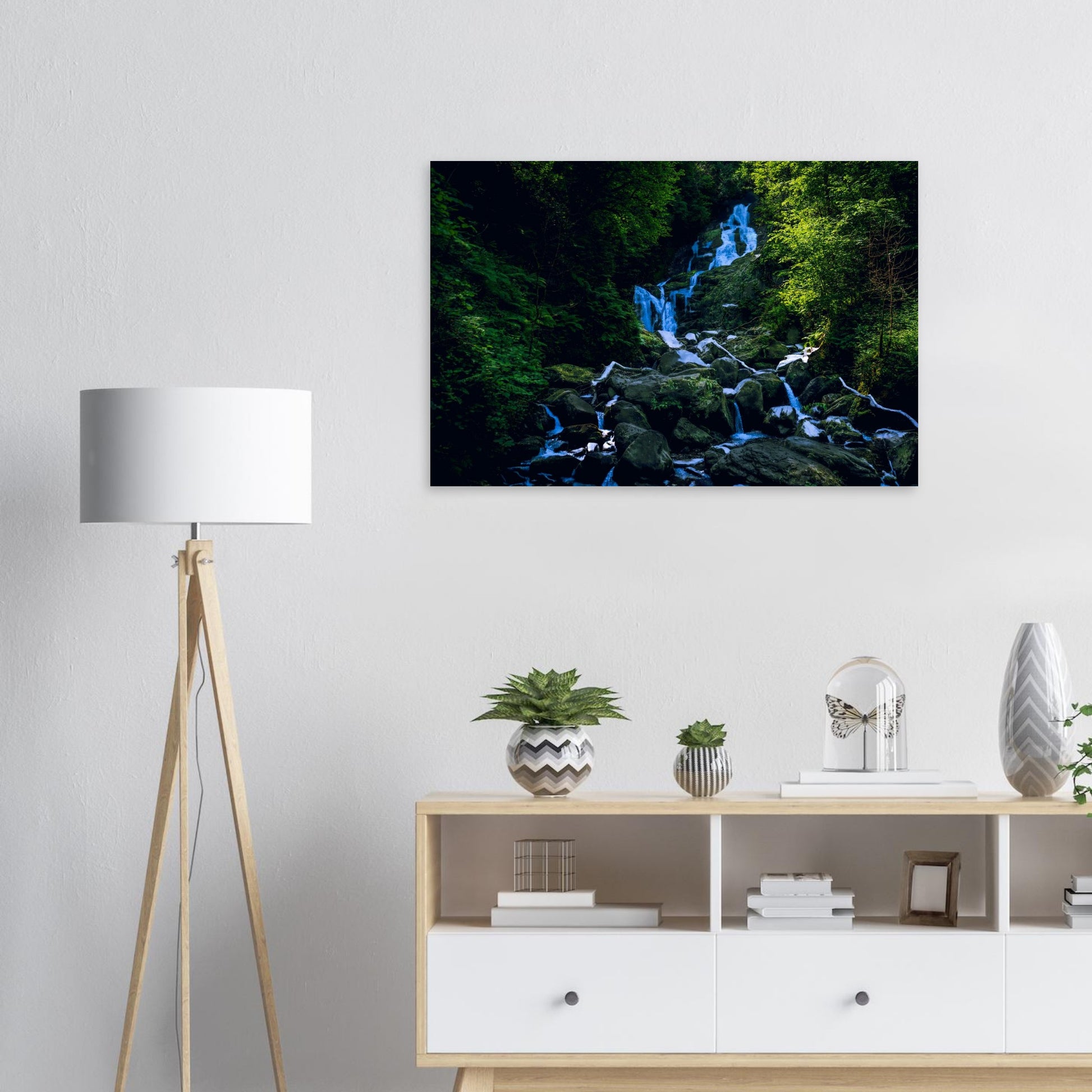 Enchanted Forest Waterfall (Horizontal)-Gage Prints