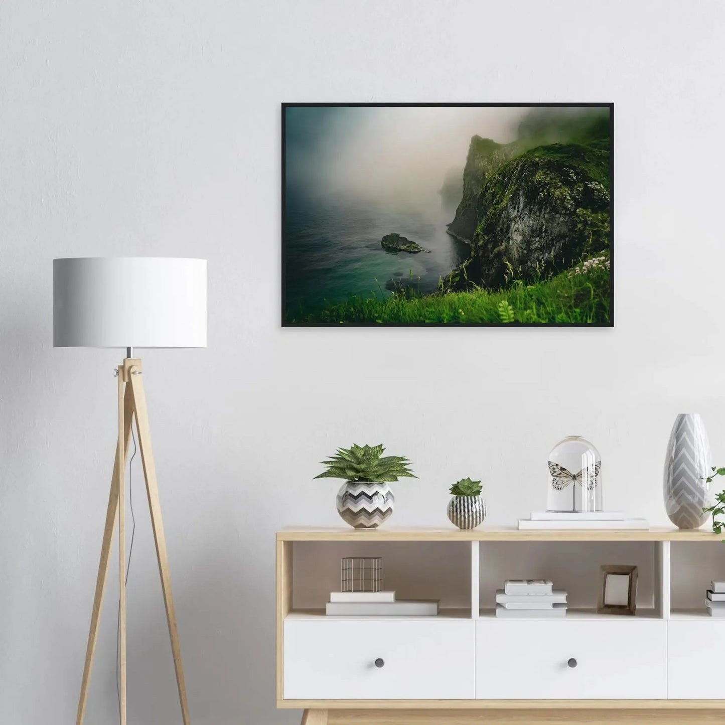Foggy Cliffs-Gage Prints