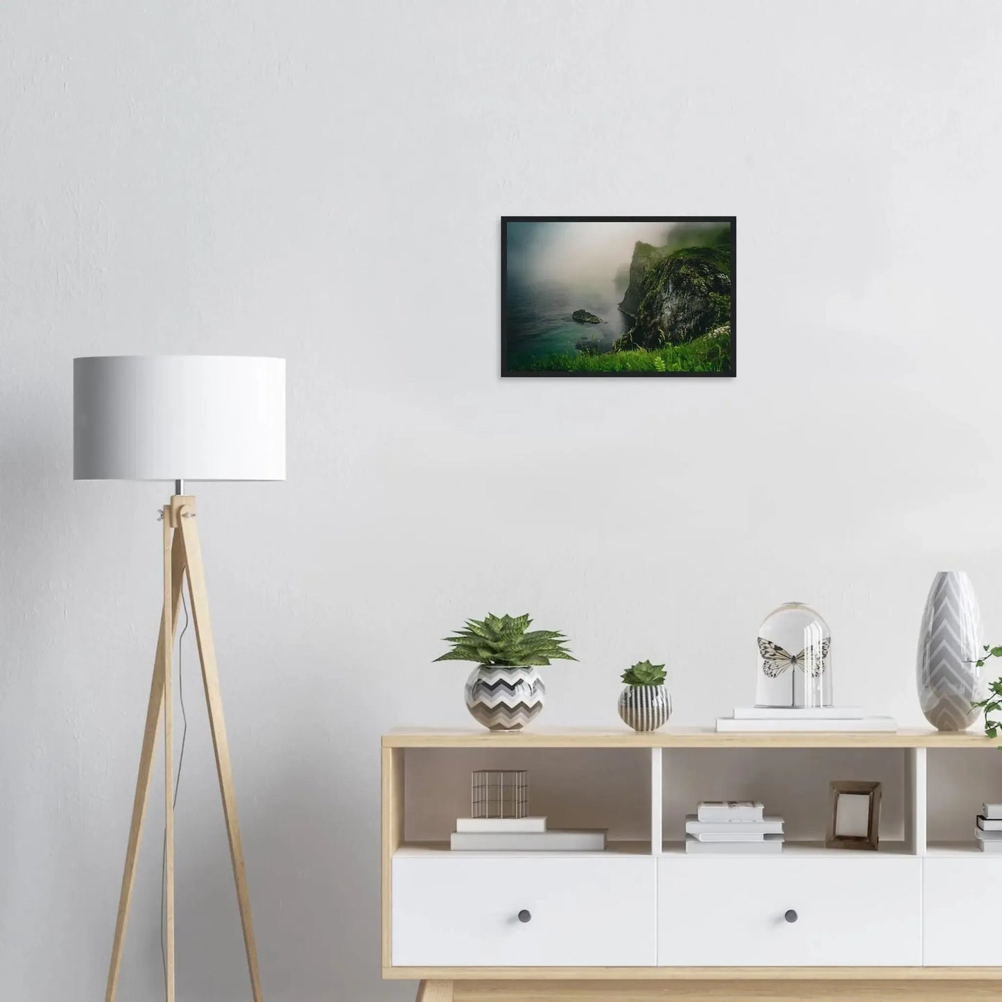 Foggy Cliffs-Gage Prints