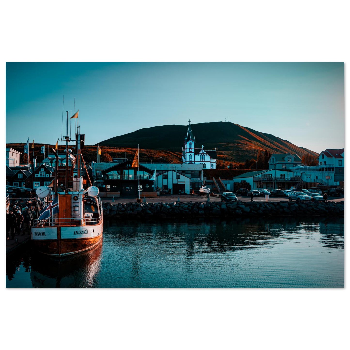 Husavik Harbour-Gage Prints