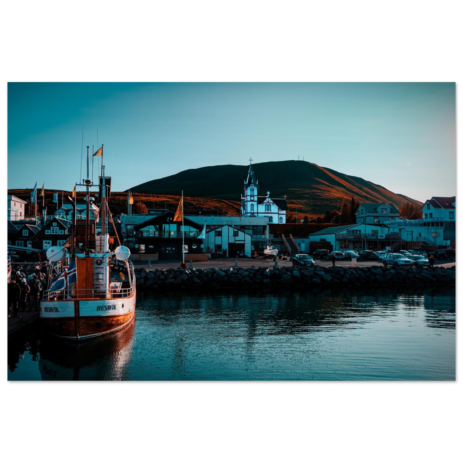 Husavik Harbour-Gage Prints