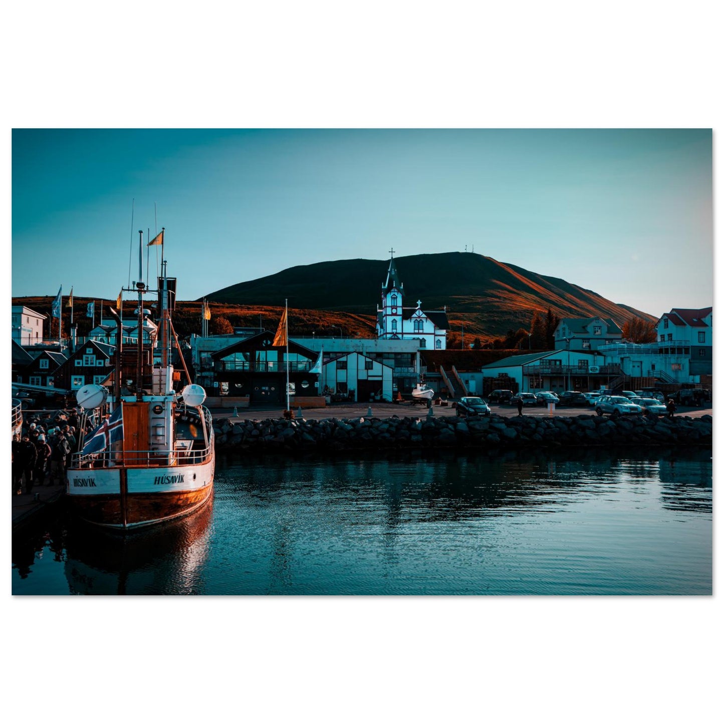 Husavik Harbour-Gage Prints