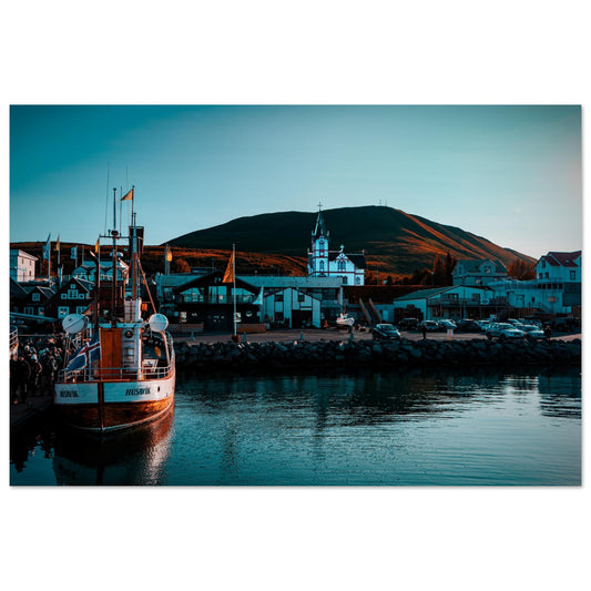 Husavik Harbour-Gage Prints