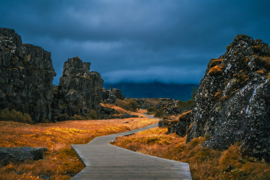 "Through the Lava Fields" Icelandic Wall Art