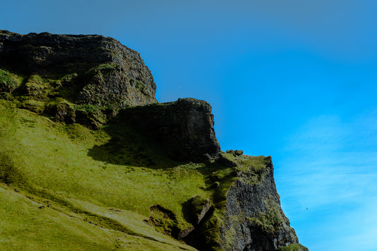 "Natural Cliff Steps" Icelandic Wall Art