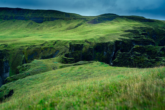 "Emerald Horizon" Icelandic Wall Art