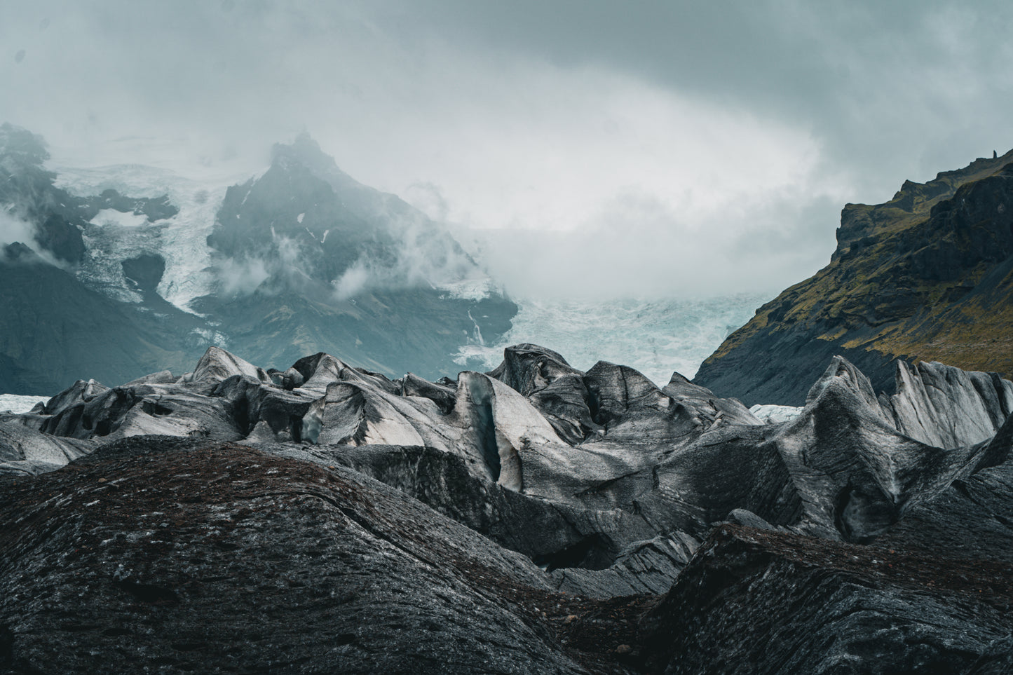 "Ethereal Glacial Landscape" Icelandic Wall Art