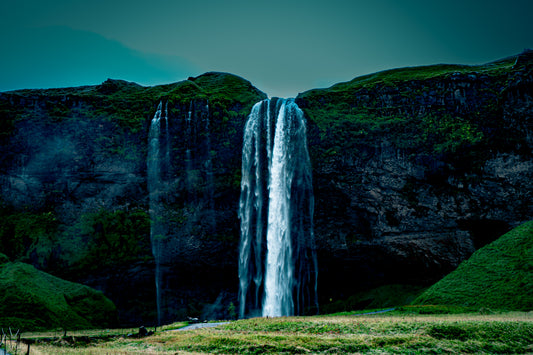 "The Enchanting Cascade of Seljalandsfoss" Icelandic Wall art