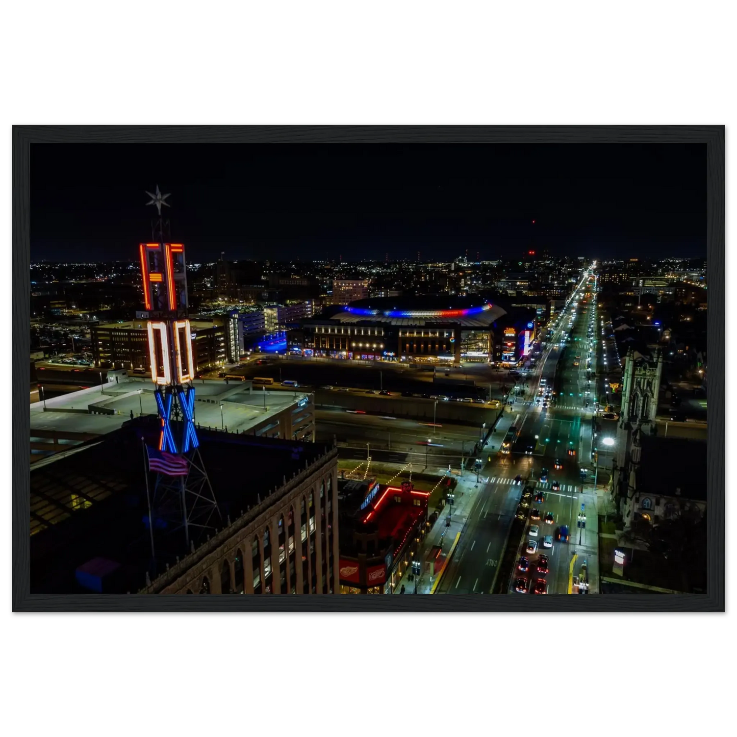 LCA at Night-Gage Prints