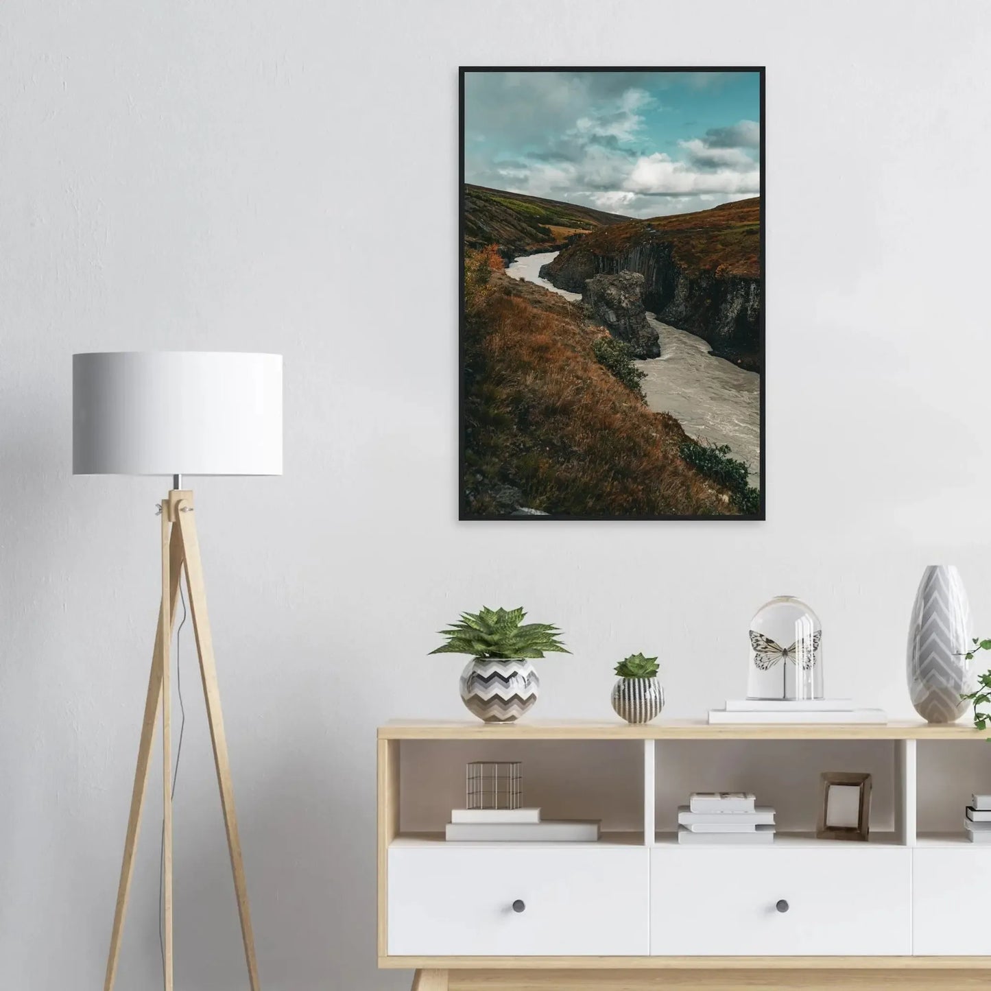 Nordic River Landscape-Gage Prints
