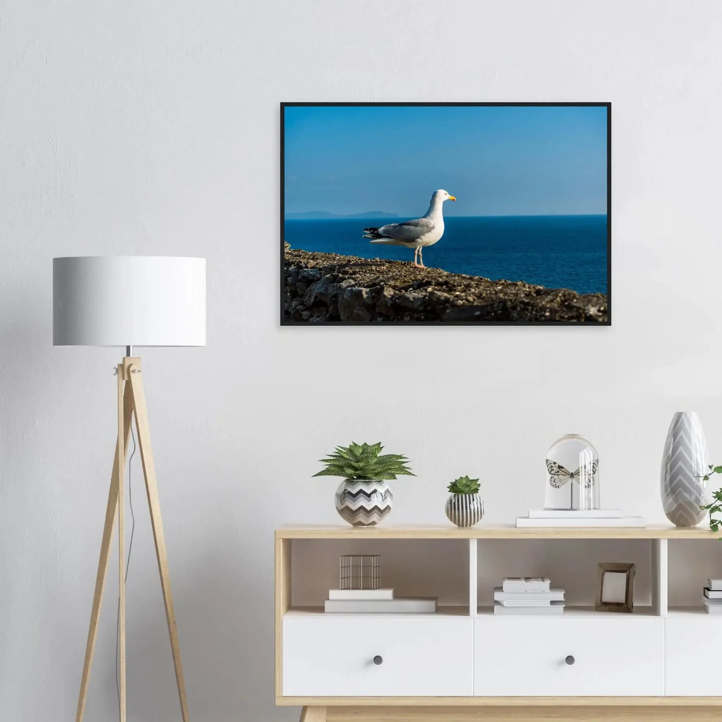 Solitary Seagull-Gage Prints