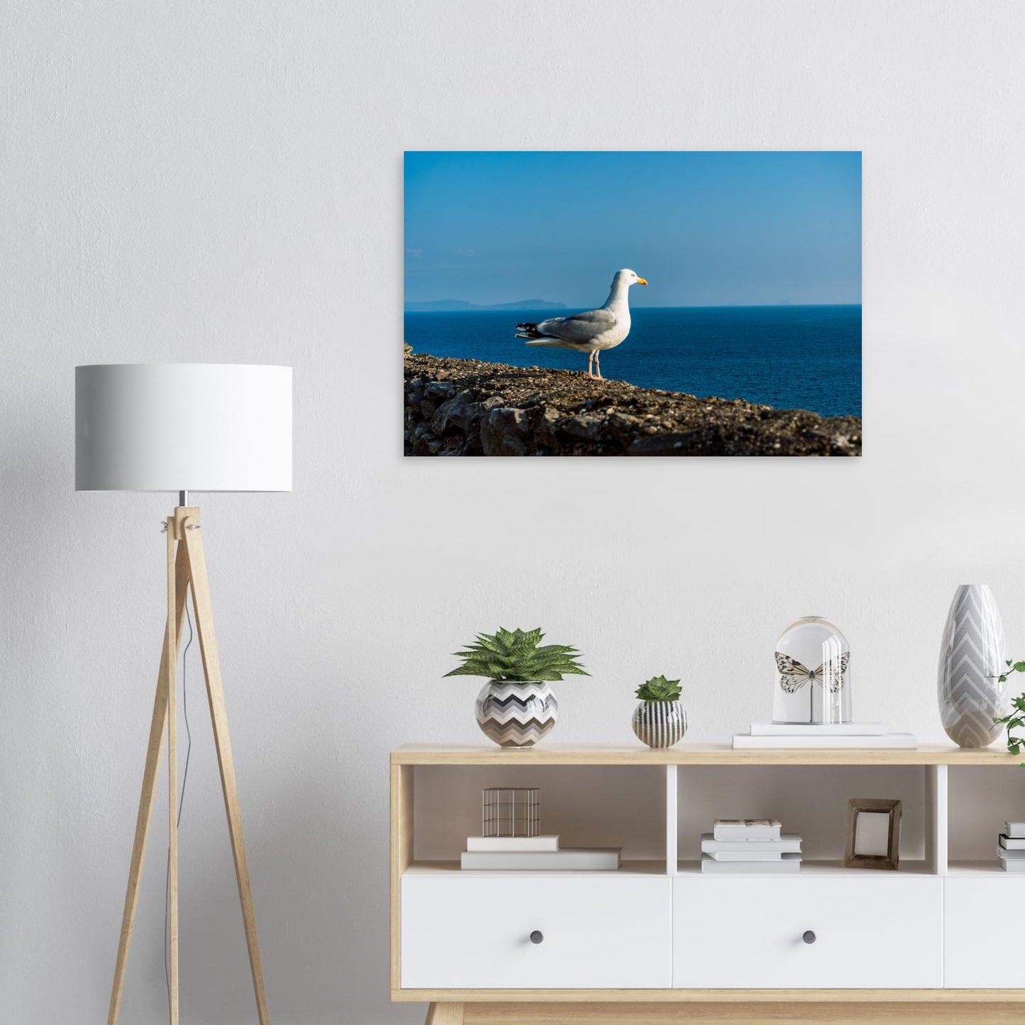 Solitary Seagull-Gage Prints