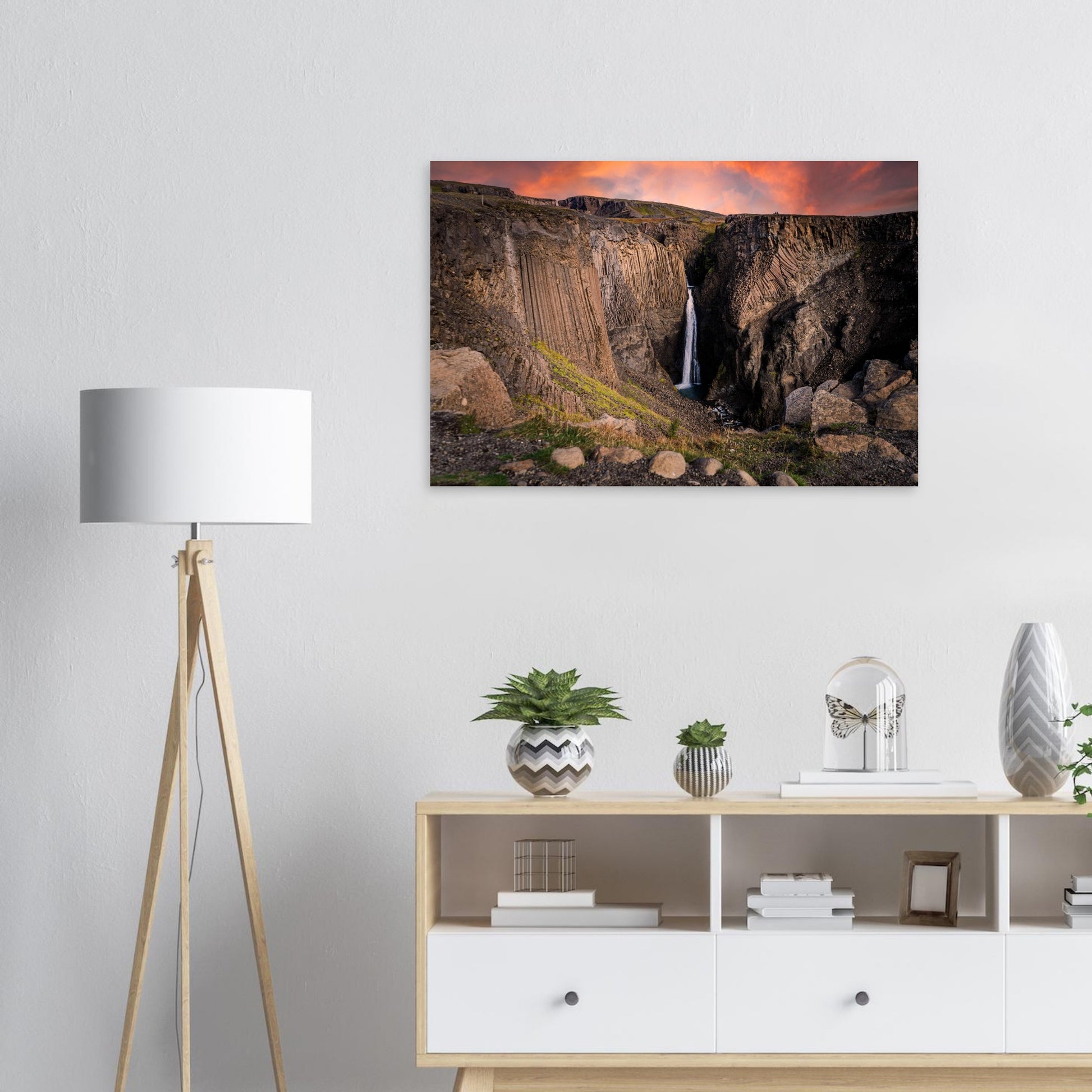 Sunset Waterfall-Gage Prints