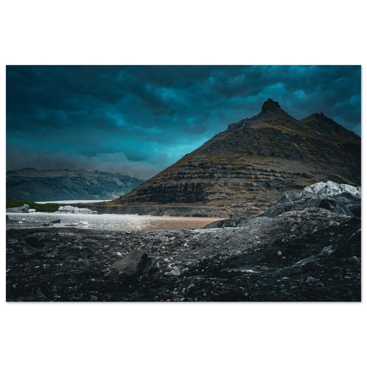 Volcanic Glacier-Gage Prints
