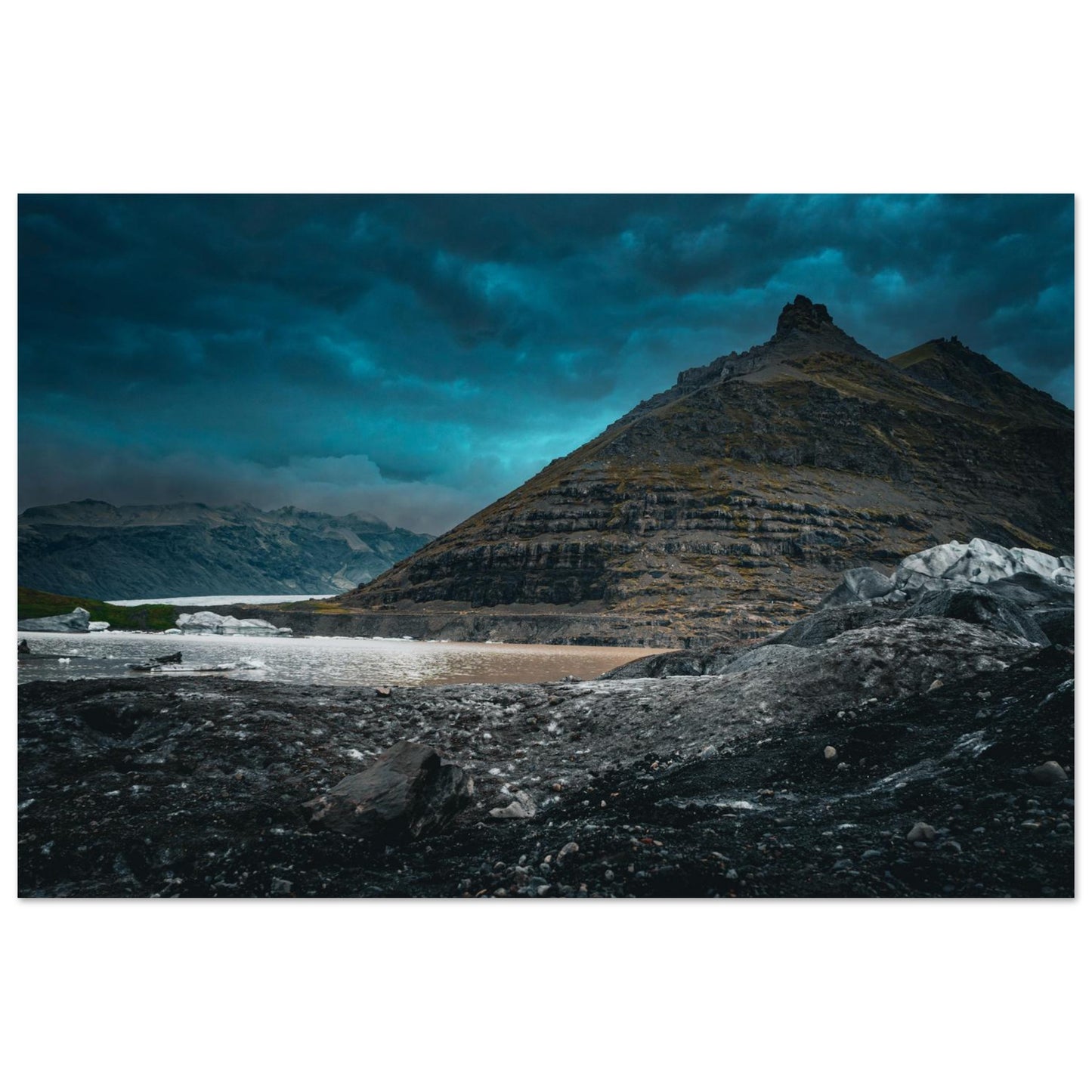 Volcanic Glacier-Gage Prints