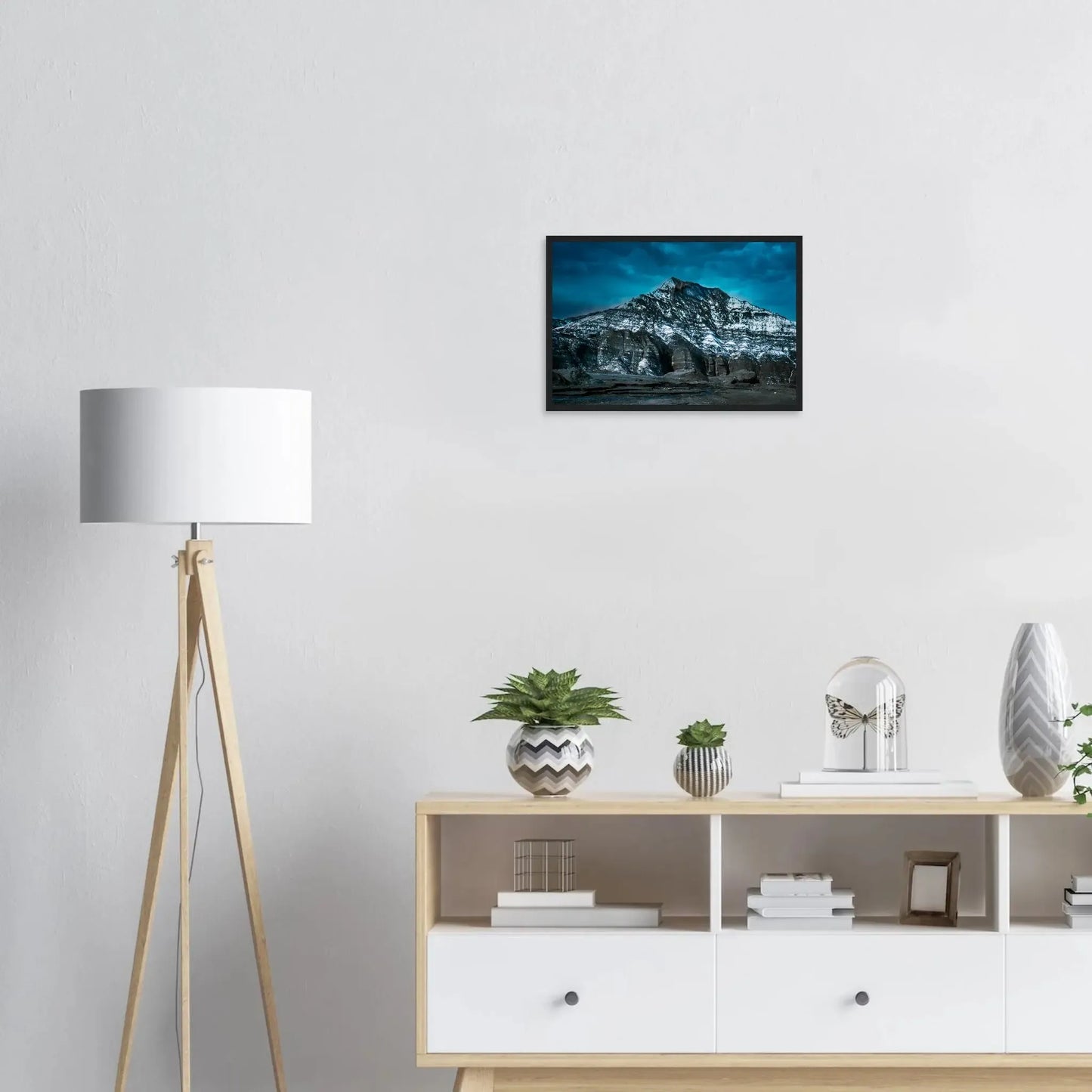 Volcanic Glacier Scene-Gage Prints