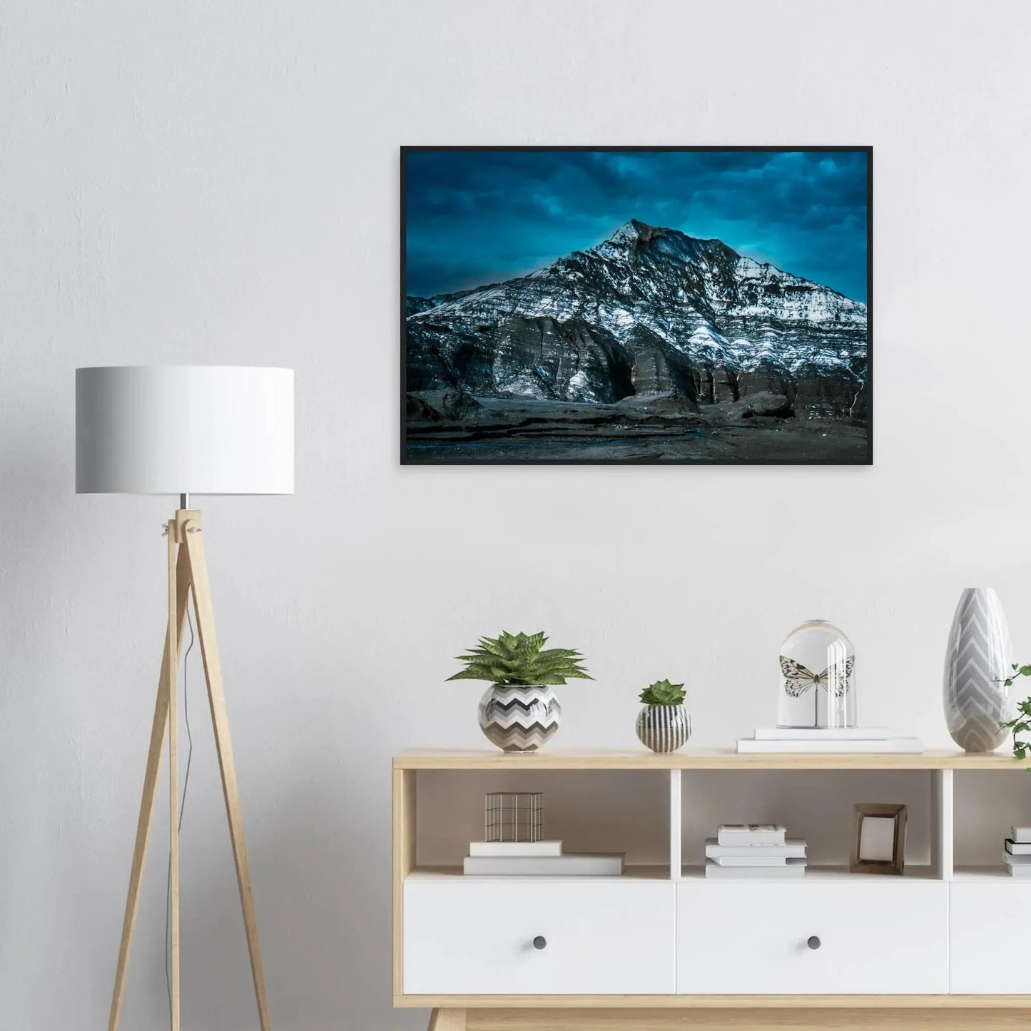 Volcanic Glacier Scene-Gage Prints