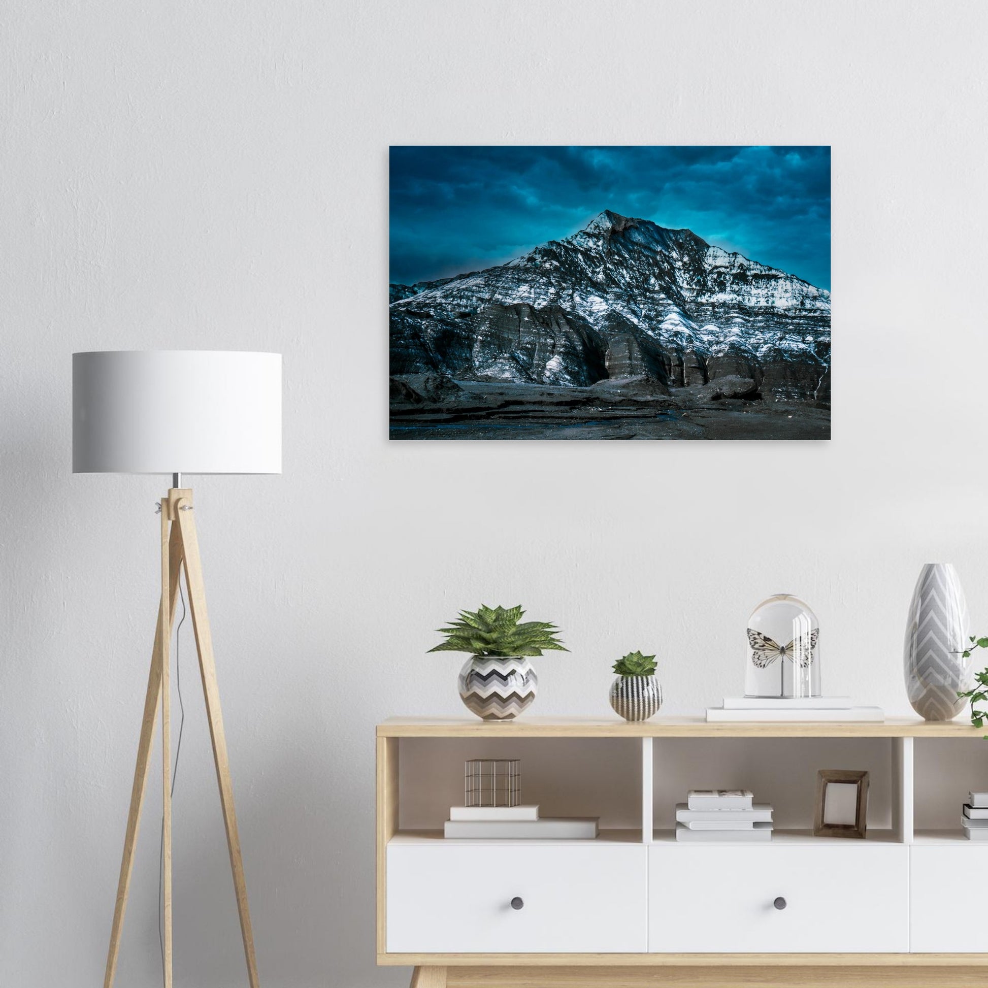 Volcanic Glacier Scene-Gage Prints